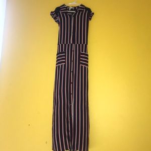 Long Striped Dress